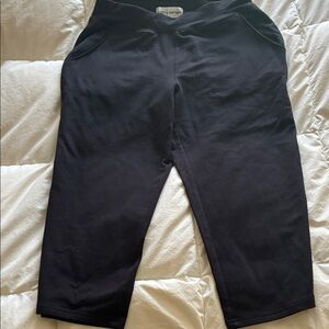 Cathy Daniels Black Cropped Leggings